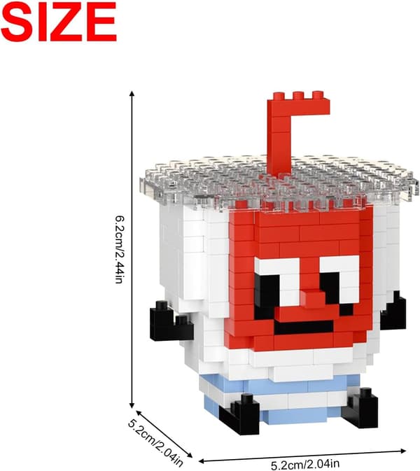 Miniature mad byggeklodser (Mini Iced Coca-Cola legetøj, 206 dele)