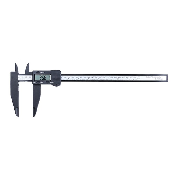 0-300 mm/0,2 mm Digital Vernier Caliper 12 tommer LCD-skærm Langkæbe Mikrometer Lineal Måleinstrument Værktøj