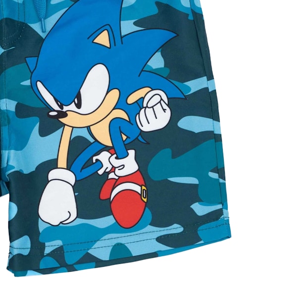 Sonic The Hedgehog Pojkshorts 8-9 år Blå Blu Blue 8-9 Years