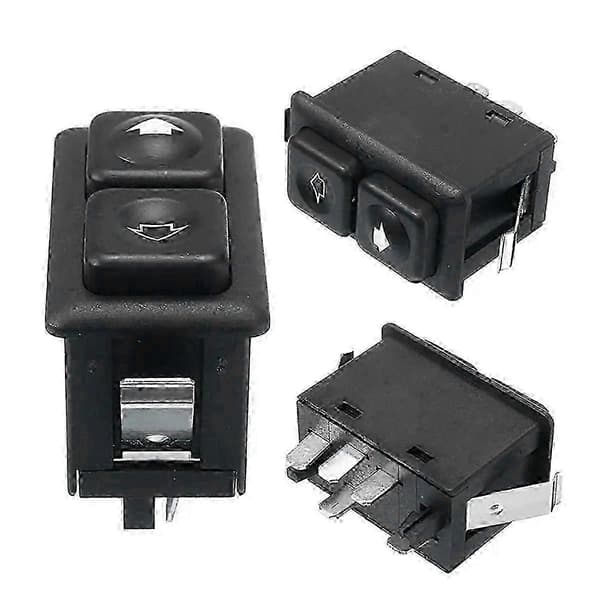 Elektrisk vindusbryter kontrollknapp vindusløfter 5 pinner for E23 E24 E28 E30 L6 M5 61311381205 Black
