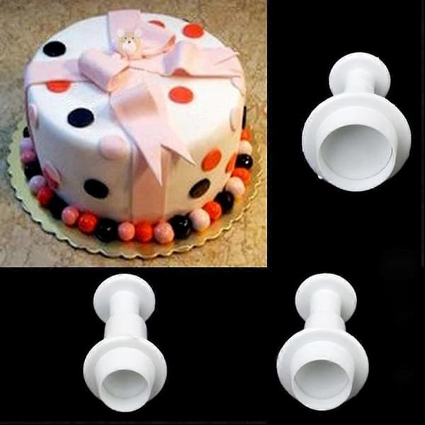 3 Pcs Cookie Press Mold Plastic Baking Mold DIY Spring Biscuit Chocolate Mold Kitchen Accessory
