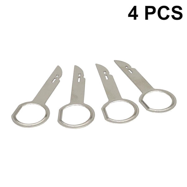2 par radio cd stereo fjerning nøkkel frigjøringsstift avtrekker for Ford Focus Mondeo C-max Fiesta Transit bilavtrekk Installasjonsverktøy