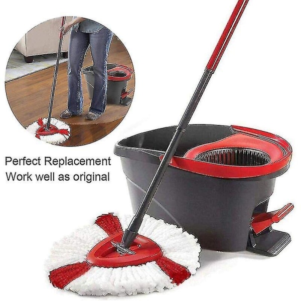 4 kpl set Vileda 2-in-1 -mopilliin, O-, Easywringiin ja Clean Turboon