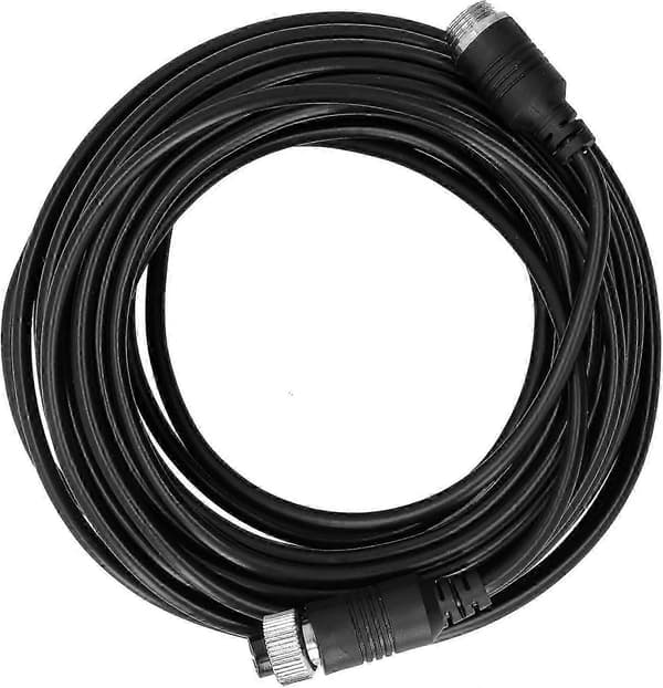 Pin bil bakkamera forlængerkabel, anti-interferens bakkamera kabel til køretøjer