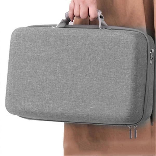 Til PS5 PRO Hard Shell Bæretaske Opbevaringstaske til PS5 Slim Konsol Controllere til Playstation 5 Slim Konsol Grå Gray