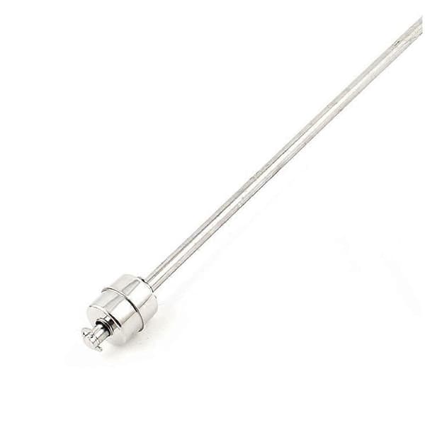 3X 50cm Rustfrit Stål Vandstand Væskesensor Vertikal Flydekontakt Silver