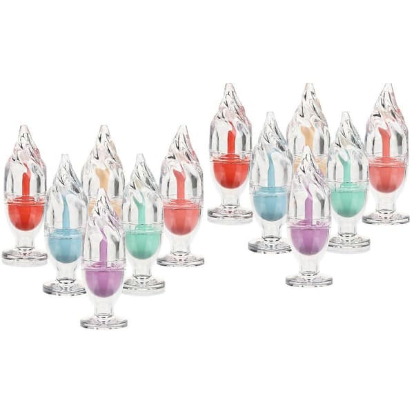 DIY Kosmetikabehållare Glassform för Läppglans 12-pack