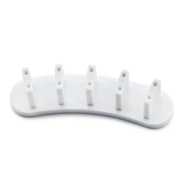 Pcs False Nail Art Tips Øvelsesdisplay Stand Værktøj (hvid)