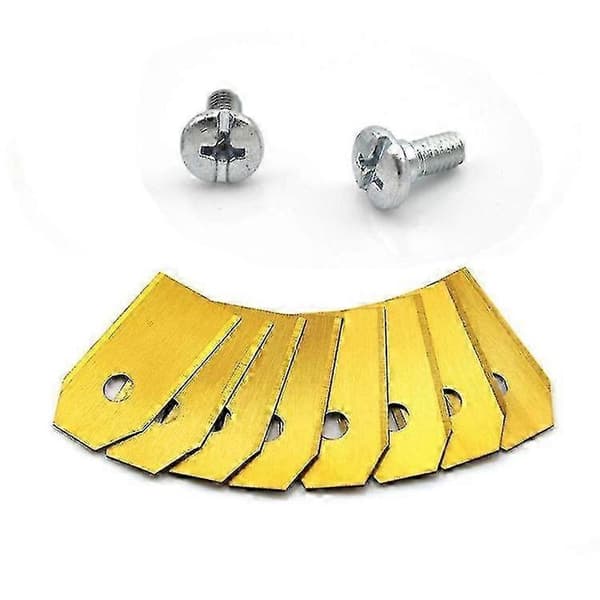 45 stk Erstatningsblader for Husqvarna Gressklipperblader 0,75 mm (sølv)