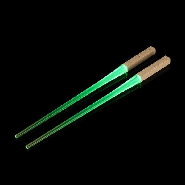 Hehkuvat syömäpuikot Light Stick VIHREÄ green