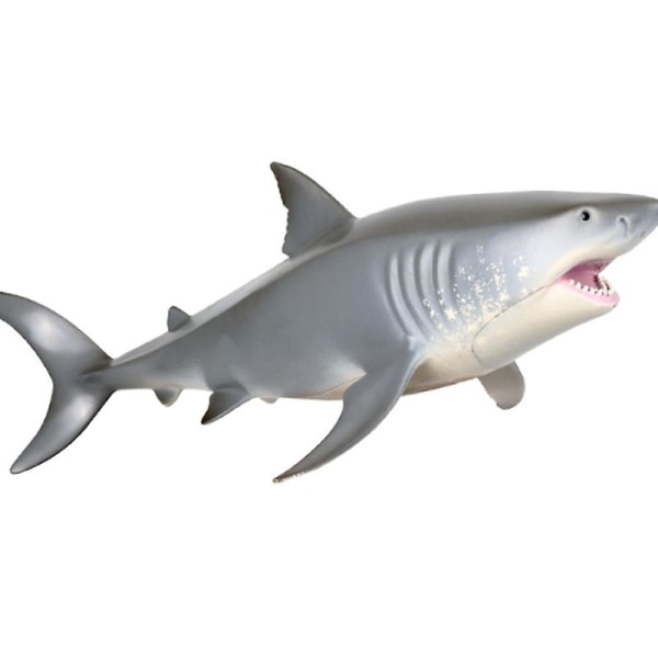 Jaws Shark Ocean Education Djurfigur Modell Barnleksak Presentsimulering Shark Toy