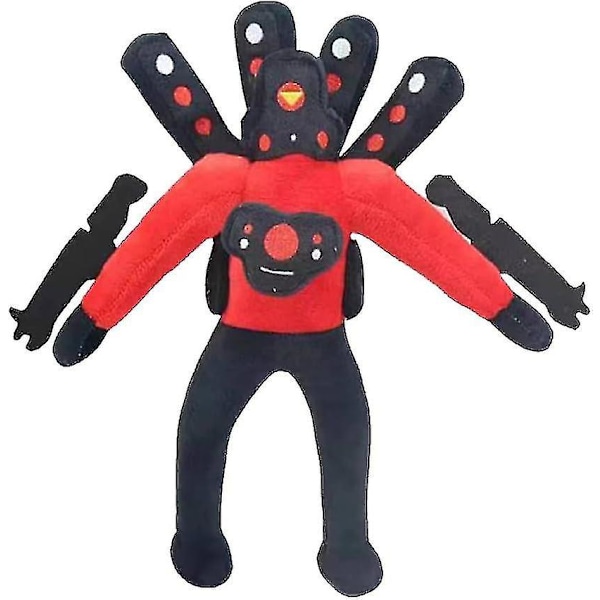 11,8" oppgradert Titan Speakerman Plysj, kraftig Giant Skibidi Toalett Titan Speakerman Figures Plushietoys, monster utstoppede dyredukke