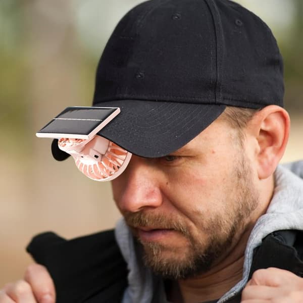 Clip-on ventilator – Bærbar solcelleventilator