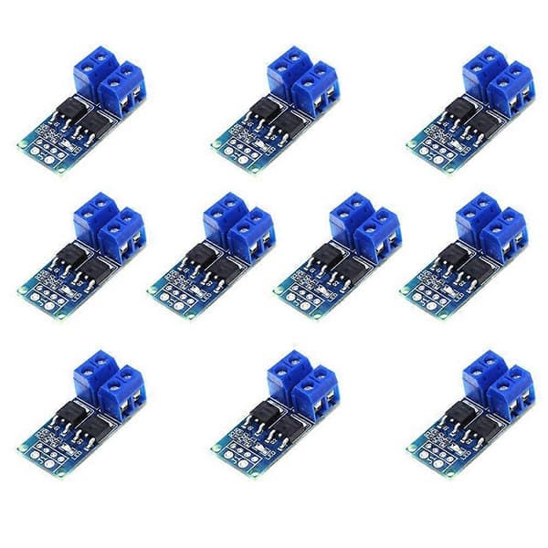 30 STK DC 5V-36V 15A (Max 30A) MOSFET MOS FET Trigger Switch Driver Modul 0-20KHz PWM Regulator Kontrolpanel Blue
