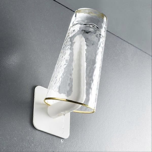 Selvklebende under skap papirrullholder håndkleholder kjøkken A8D9 K3O7 blanc -Taille unique