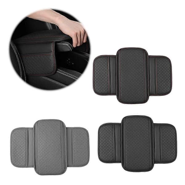Bil armlene pute midtkonsoll boks konsoll pute beskyttelse Black Red