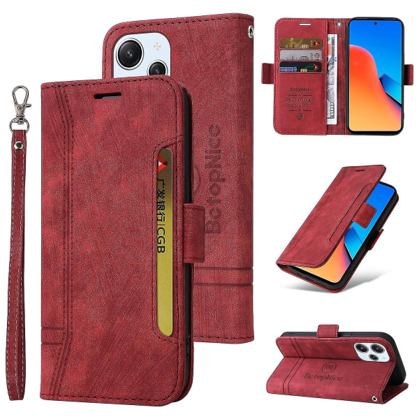 Phone case till Xiaomi Redmi 12 4g Red
