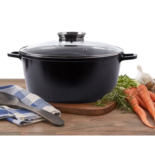 8L Pot with Lid – Non-stick Coating – Induction Cooktop