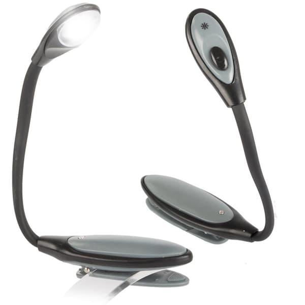LED-lamppu klipsillä kirjoille ja lukemiseen