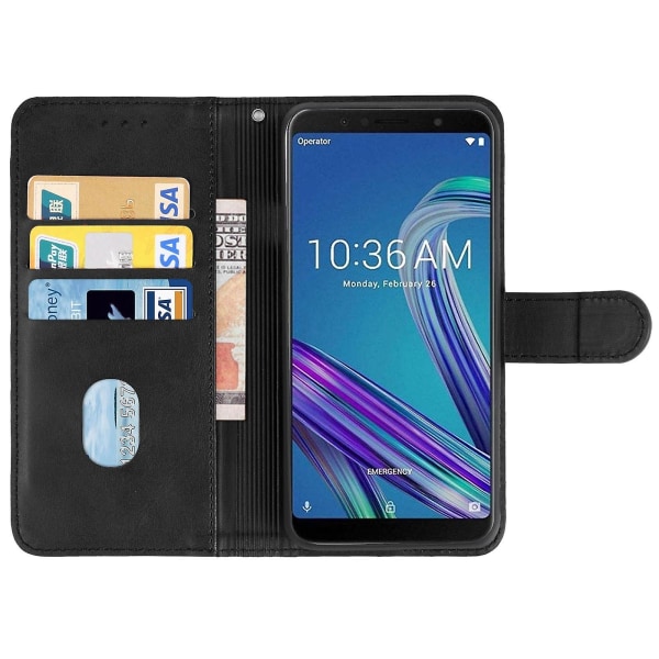 Lædertaske til Asus Zenfone Max Pro Zb602kl Black
