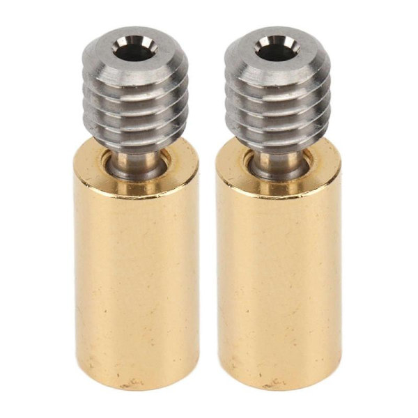 2 STK. Bimetal Heatbreak Titanium Alloy Messing Termisk Tønde Føderør 3D Printer Tilbehør
