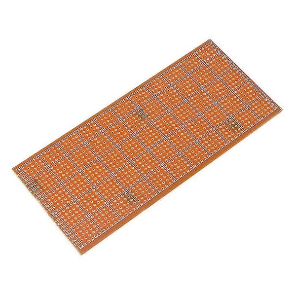 5 stk 6,5x14,5 cm stripebrett Veroboard ukuttet PCB-plate enkeltsidig kretskort