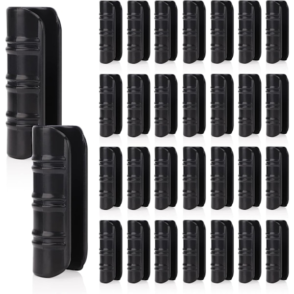 30 stk. sorte havebygning rørklemmer, plastik snap-klemmer til drivhusramme PVC-rør rørfilm klemme, 25mm/0,98\"
