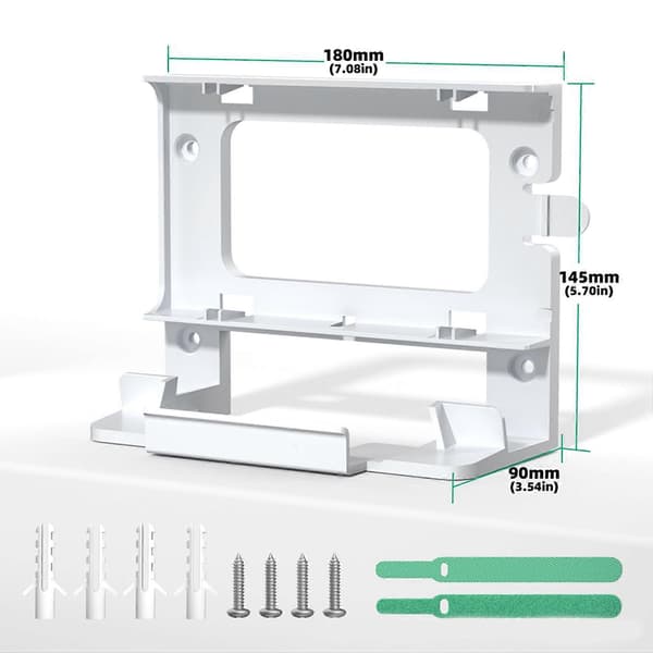 3X til Starlink Mesh Router Gen3 Montering Vægholder for Forbedret Satellit Internet Stabilitet Blanc