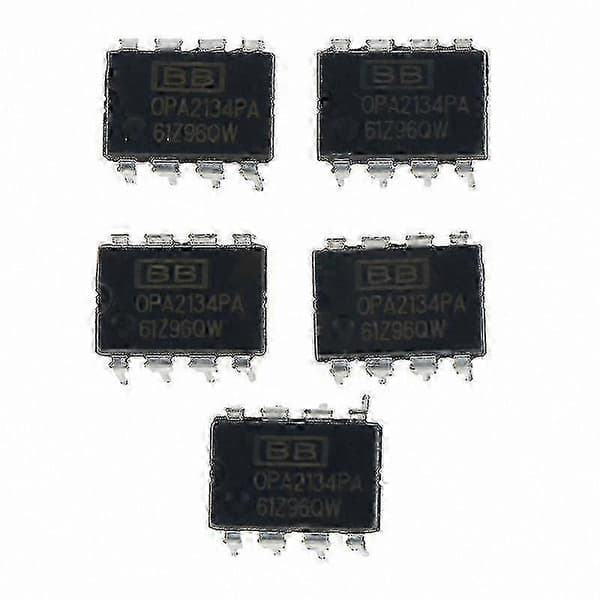5 stk. OPA2134PA Op Amp IC DIP-8 Høj Kvalitet