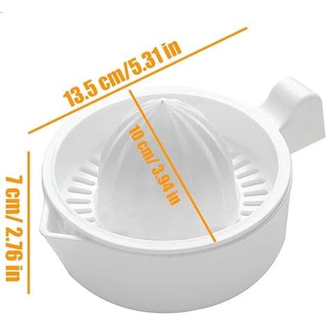 Manuell citruspress, professionell citruspress med 230 ml behållare