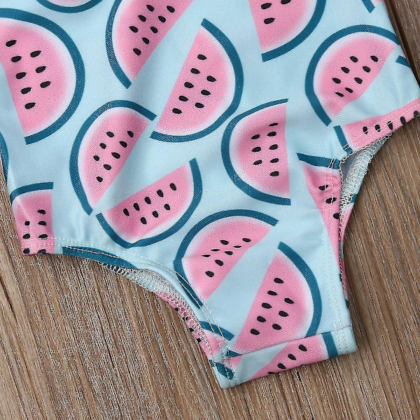 Baby vattenmelon baddräkt, badkläder Bikini bodysuit