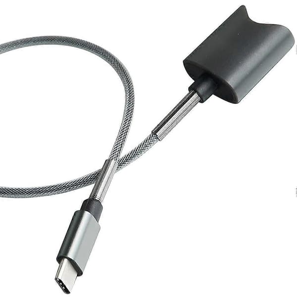 USB-liitännän latauskaapeli Vuse Alto Magnetic 45cm (harmaa USB-A)