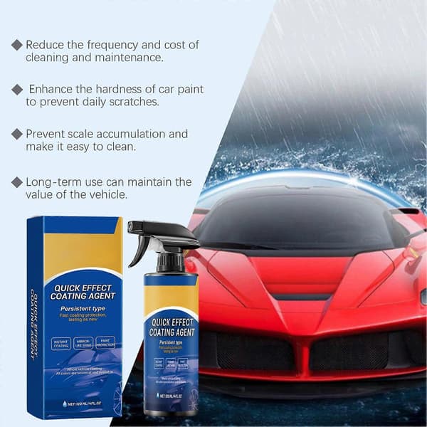 Hydrofobisk skyddsspray – 120 ml för bilar, båtar, motorcyklar 3pcs
