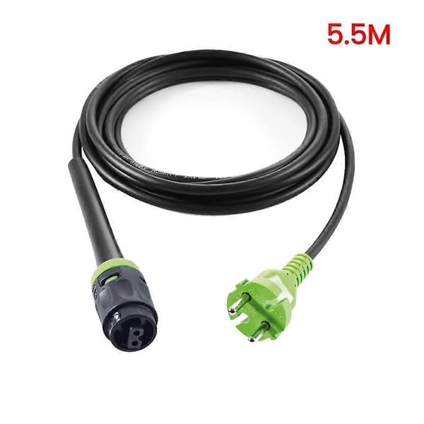 5,5 m EU-stik AC-strømkabel til Festool CT15 E-Set CTL MIDI CTL 26E CTL 36E vinkelsliber støvsugerdele