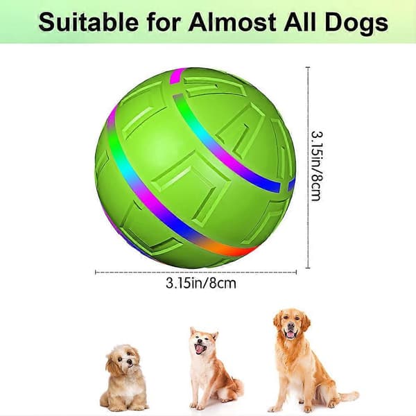 Interaktiv hundleksak träningsboll självgående hundleksaker för rum hem Orange automatic