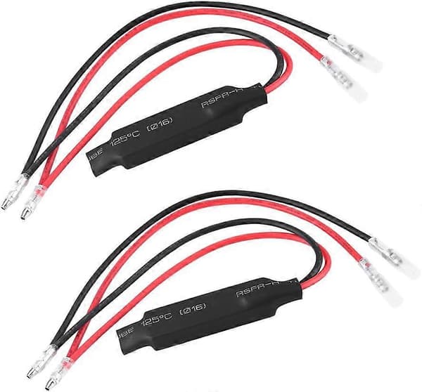 Stk Motorcykel LED Blinklys Modstand 10W LED Indikatorlys Inline Belastningsmodstand Motorcykel
