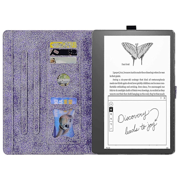 Sakura Cat case Amazon Kindle Scribelle 10.2 2022 Purple