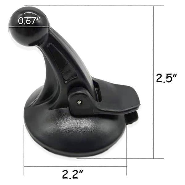 2 STK GPS frontrutefesteholder for Nuvi