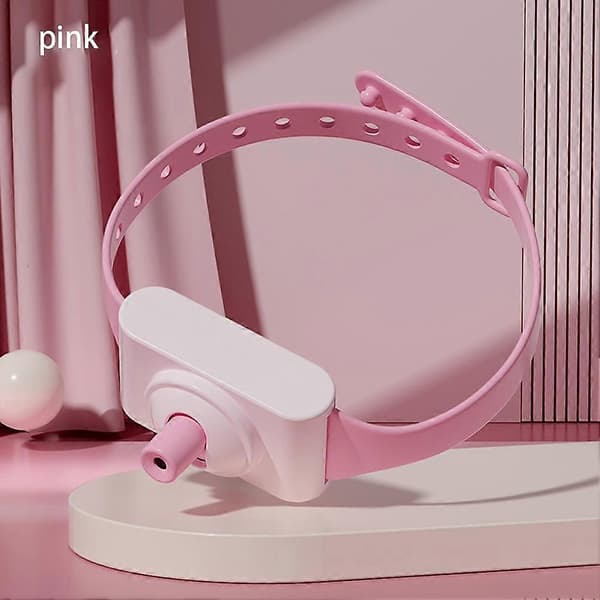 Automatiske kattelegetøj med LED-lys, interaktivt legetøj til katte, halsbånd E5A0 Pink 1pcs