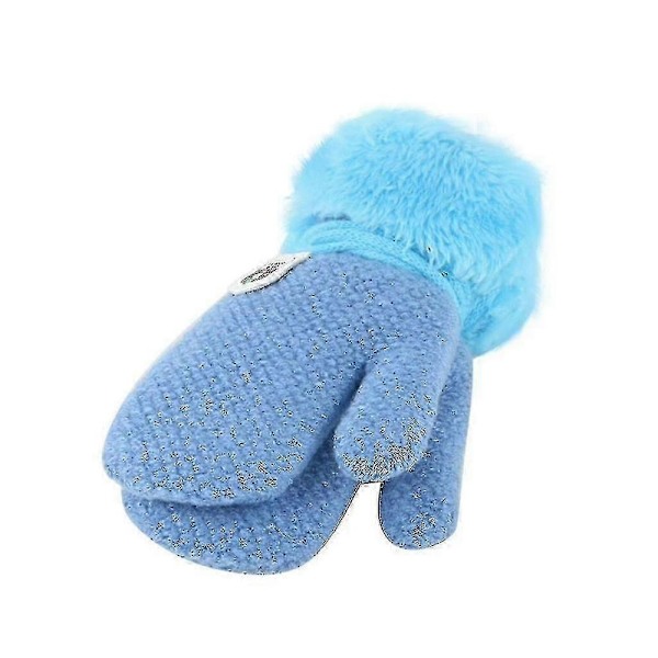 Varme vinterhansker for barn Sky Blue