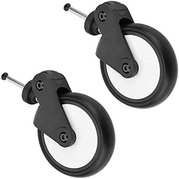 Replacement Wheels for Stroller, Front/Rear Wheels, 360 Degree Rotation, (A Pair of Front Wheels)