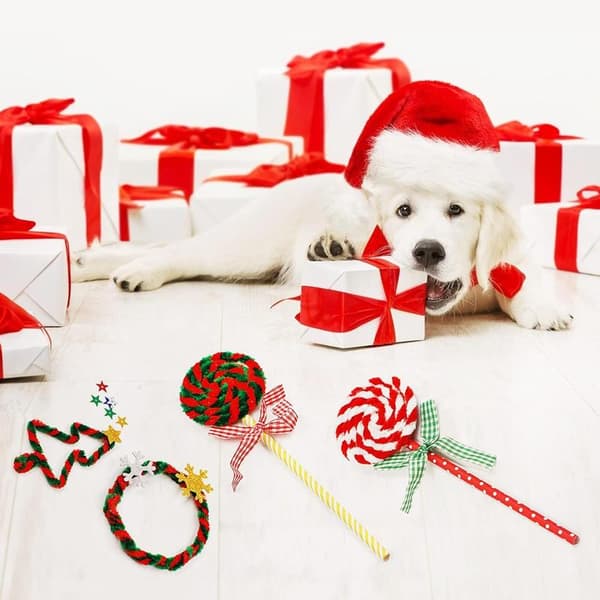 100-pack Christmas Pipe Cleaners Craft Pipe Cleaners Glitter Chenille Stems Creative Art Chenille Stems