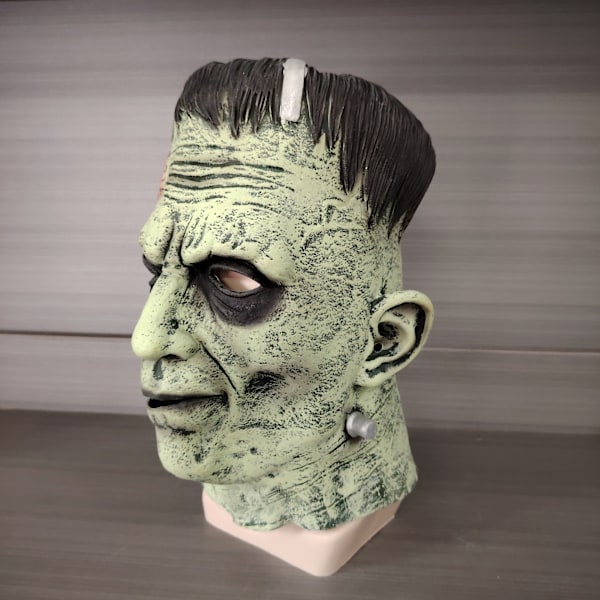 Halloween horror Frankenstein latex maske COSPLAY kostume rekvisitter Amazon bedst sælgende npc hjemsøgt hus hoved