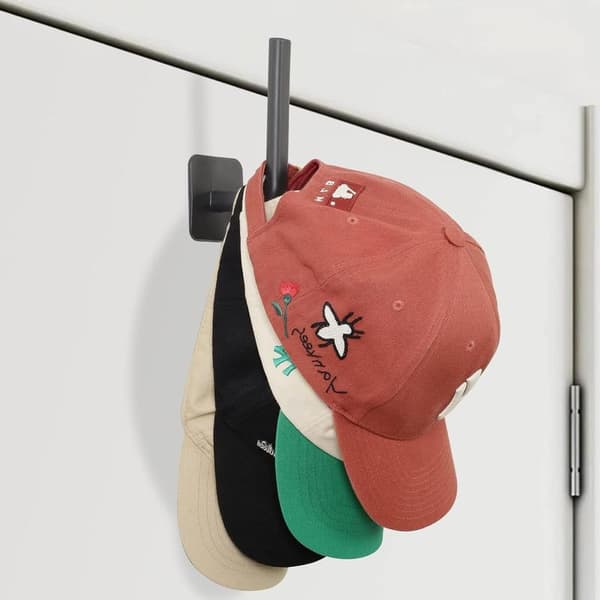Two Hat Racks, Wall-Mounted Hat Racks, Hat Storage Boxes, No Drilling Required, Sturdy and Durable, Can Be Hung on a Door.