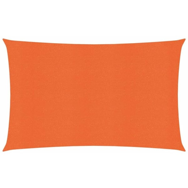Skuggsegel 160 g/m2 Orange 2x4 m HDPE