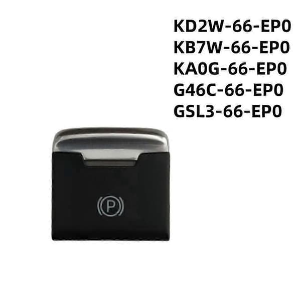 For -5 2017-2021 Bilparkeringsbrems og Auto Hold Kontrollbryterdeksel KD2W-66-EP0 As Shown