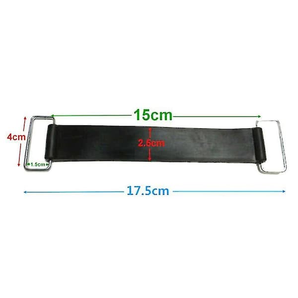 Batteri Gummiband Fästrem Fixerad Hållare Elastiskt Bandage Bälte Stretchigt för Motorcykel 1pcs