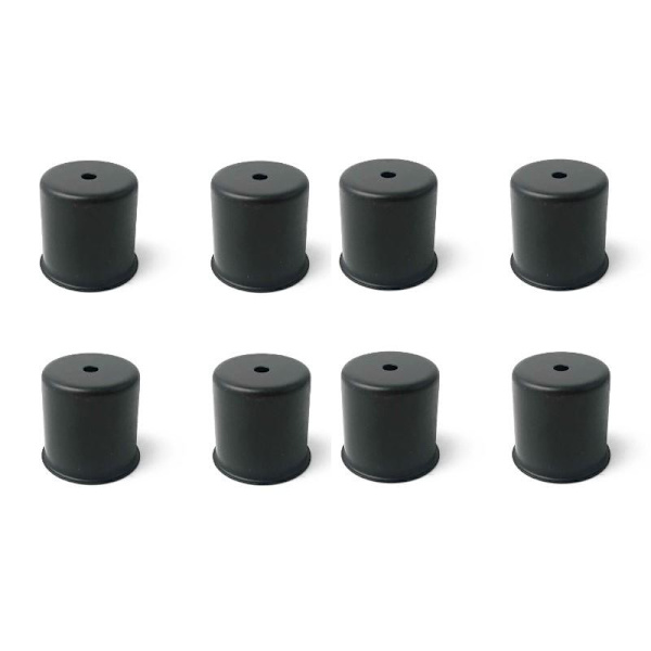 8-pack candle holders for DIY candlesticks Black Black 11