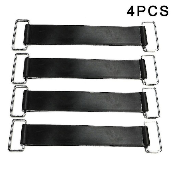 Batteri Gummibåndsrem Fast Holder Elastisk Bandage Bælte Strækbart Til Motorcykel 2pcs