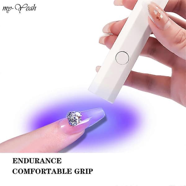 Lulou Magic Solid Nail Glue Kit 3-i-1 neglekunstsett for negletupp Press on Nails Pink